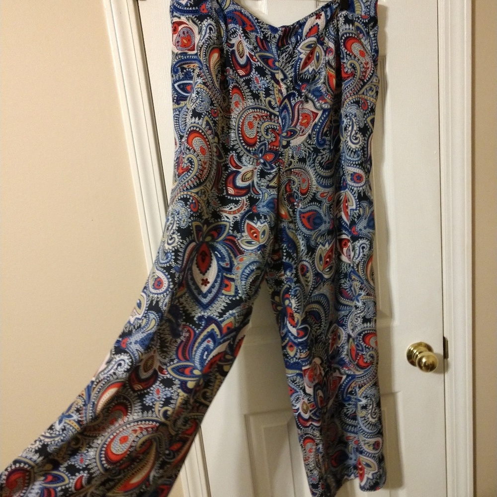 Cato wide leg pants with built in shorts